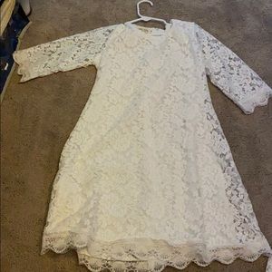 Girls white dress